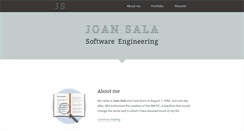 Desktop Screenshot of joansala.com