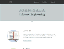 Tablet Screenshot of joansala.com